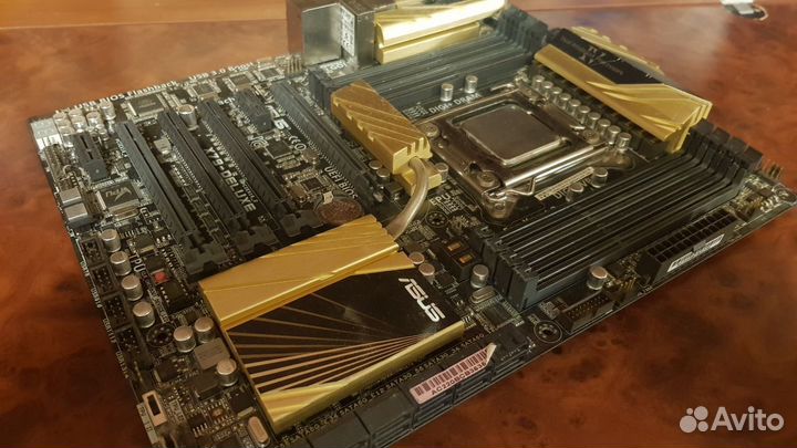 Asus x79 deluxe gold + e5 2690 кулер