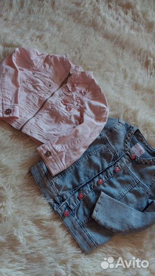 Джинсовки для девочки 98р