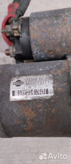 Стартер Nissan Qashqai J10 HR16DE 2007