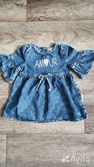 Джинсовое платье на девочку