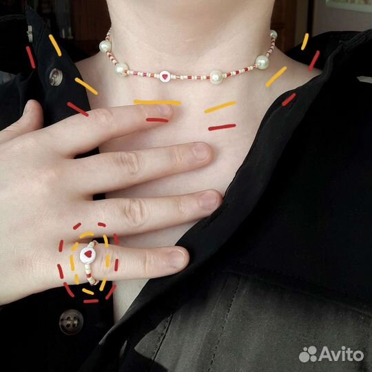 Набор украшений из бисера