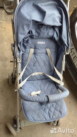 Прогулочная коляска Babyton Sport Blue melange