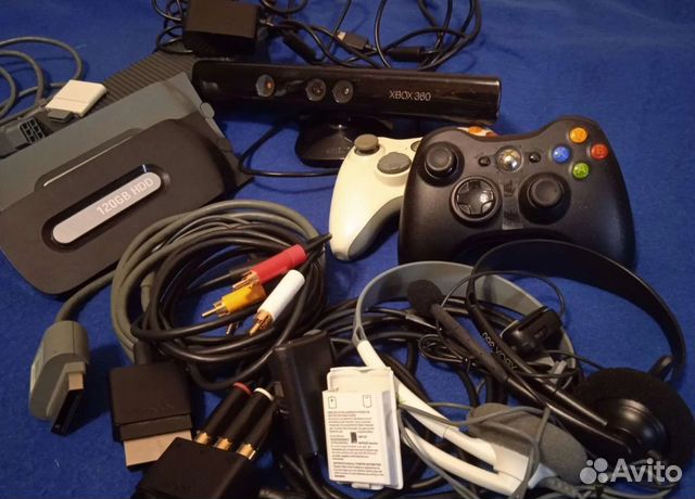 Геймпад,блок питания,винчестер, для xbox 360