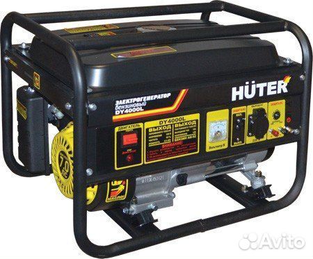 Бензогенератор huter DY4000L (Генератор)