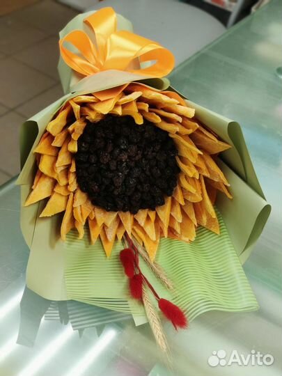 Букет из сухофруктов орехов мужской женский 63