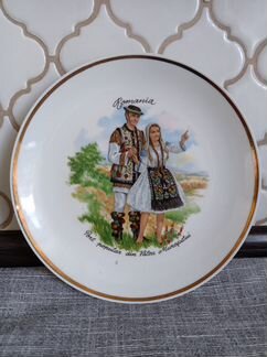 Тарелка декоративная настенная Румыния винтаж