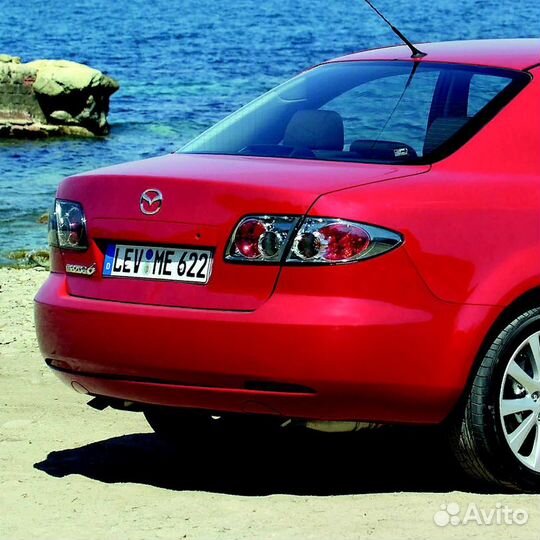 Бампер задний в цвет Mazda 6 GG седан (2002-2008)