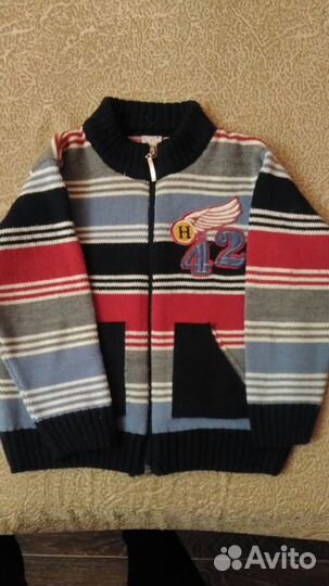 Кофта вязаная для мальчика
