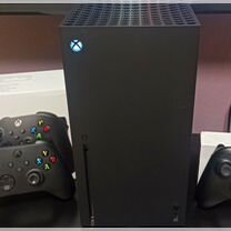 Xbox series X + геймпад + коробка