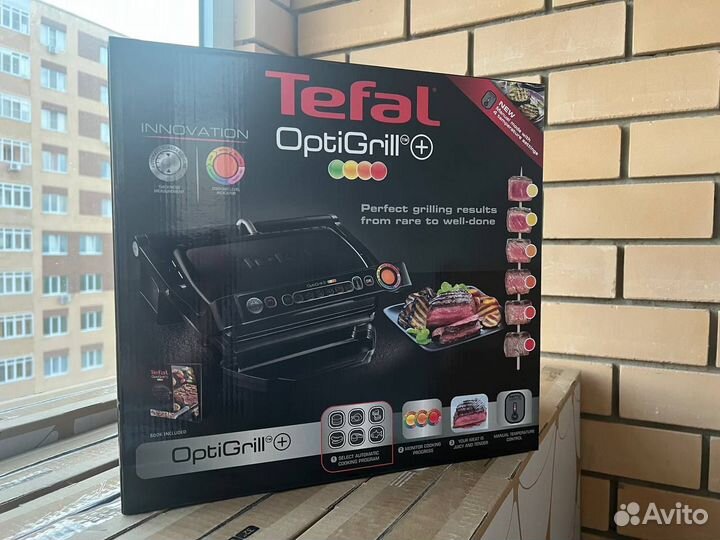 Электрогриль Tefal Optigrill+ GC712834 Black