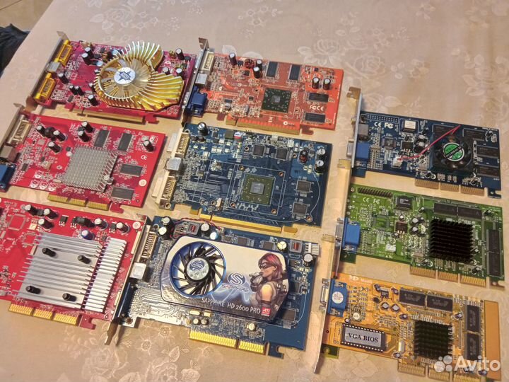 Видеокарты и материнские платы набор