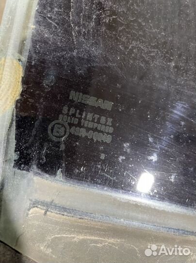 Стекло заднее правое универсал Nissan Primera P12