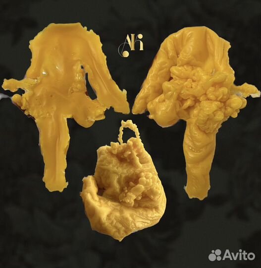 Отливка воском. Чистка. Снятие негатива