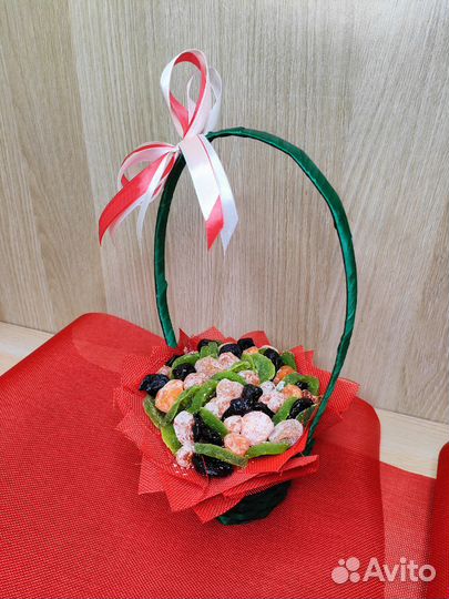 Букет из сухофруктов. Подарок женский