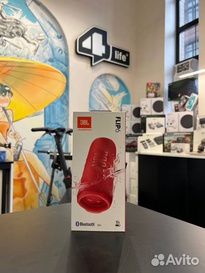 Акустика портативная JBL Flip 6 (красный)