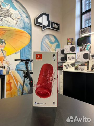 Акустика портативная JBL Flip 6 (красный)