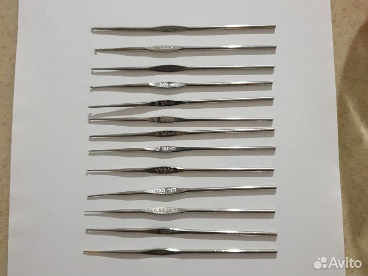 Крючки для филейного вязания tulip