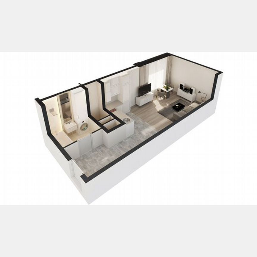 Апартаменты-студия, 33,7 м², 29/30 эт.