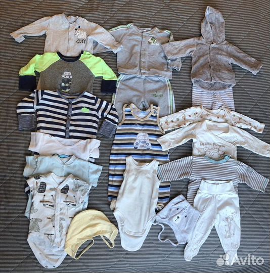 Пакет вещкй на мальчика (размер 62-68)