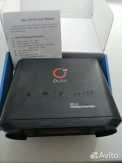 4G Модем Роутер Wi-Fi Olax AX5 PRO с сим-картой