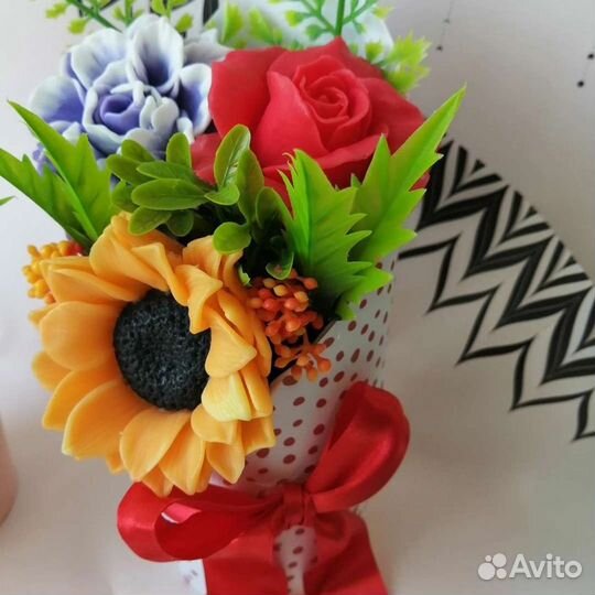 Букеты из мыла ручной работы учителю,воспитателю