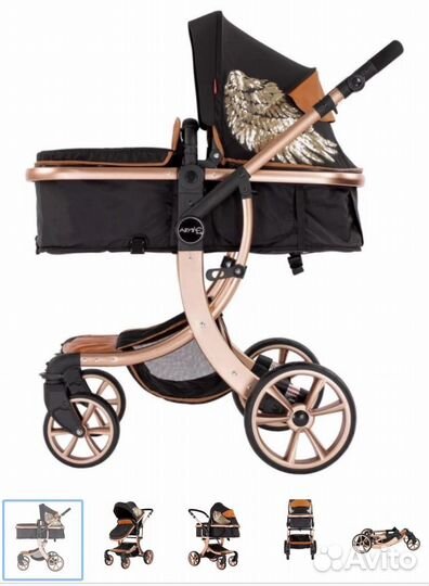 Коляска 2 в 1 Luxmom