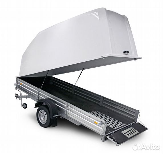 Пластиковая крышка прицепа Мзса 3449x1511 H-1200мм