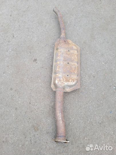 Резонатор глушителя на Forester 4