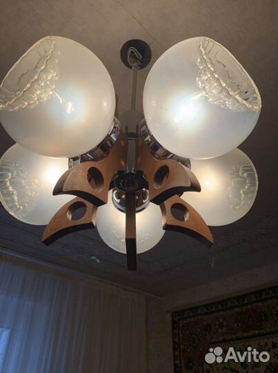 Люстра потолочная и бра Югославия