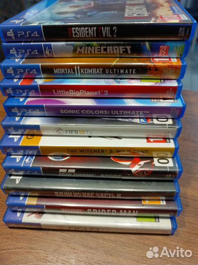 Диски игры для ps4