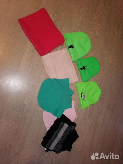 Шапка, снуд, воротник для девочек