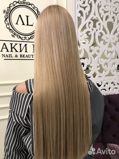 Модель на окрашивание волос