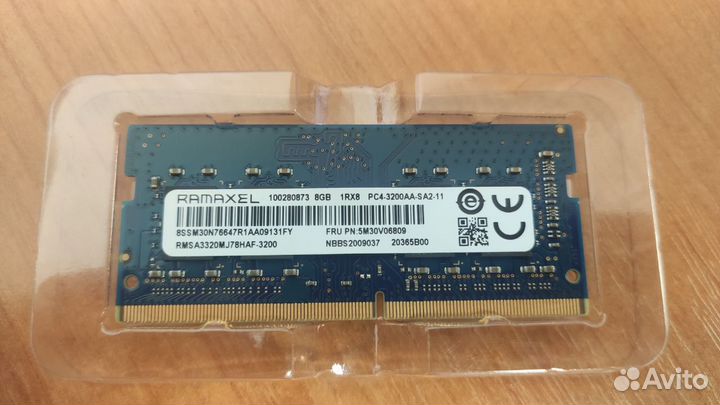 Оперативная память SO-dimm DDR4 8Gb и DDR3 4Gb