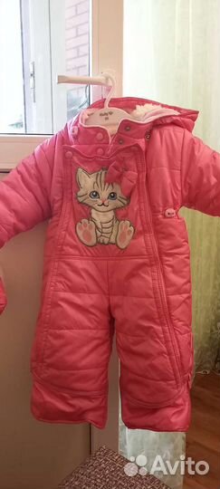 Зимний комбинезон для девочки