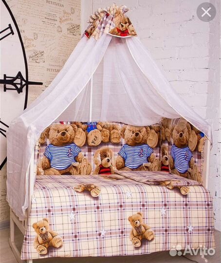 Бортики в детскую кроватку