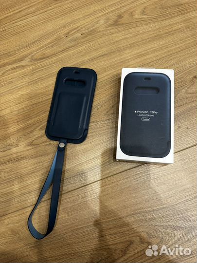 Кожаный чехол iPhone 12 pro