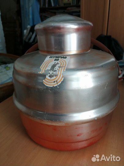 Термос алюминиевый 4 литра олимпийский СССР