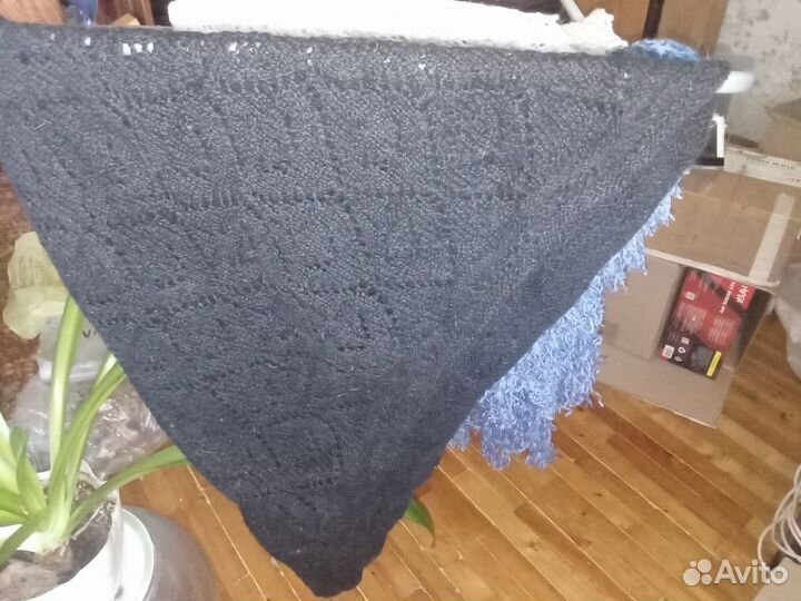 Вяжу сама. теплые ажурные платки