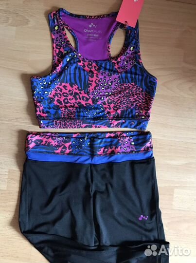 Спортивный костюм женский 46 р. Лосины спорт 44р