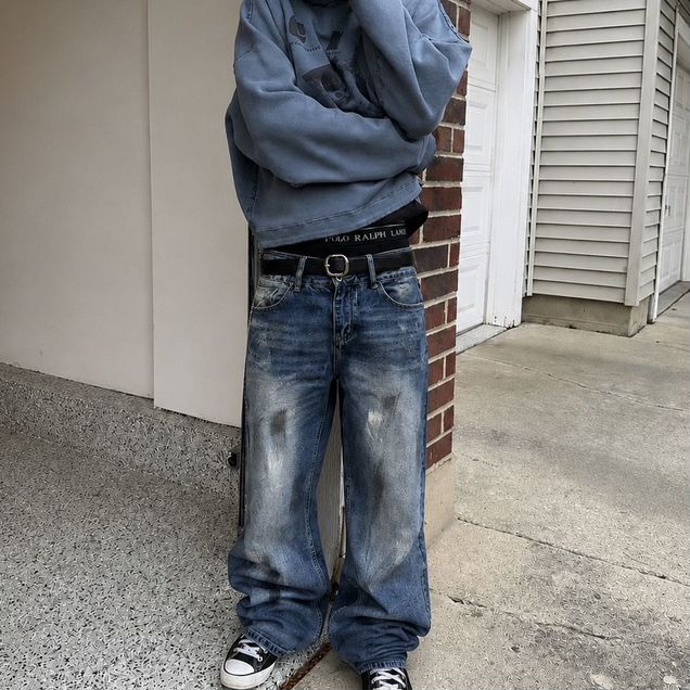 Джинсы bootcut number nine x mastermind type