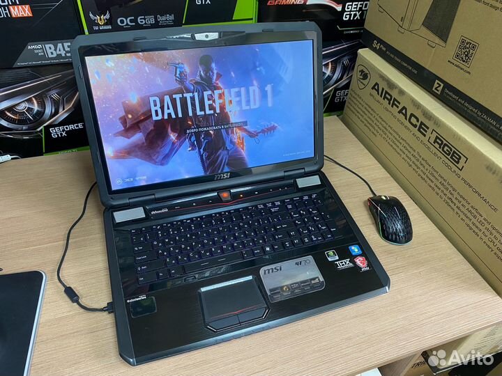 Игровой ноутбук MSI GT70 Core i7/GTX670 3Gb/SSD500