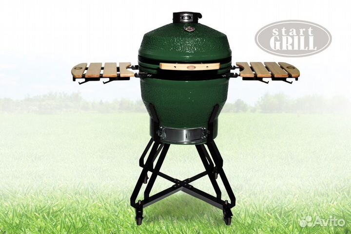 Керамический гриль Start Grill PRO 56 см зеленый