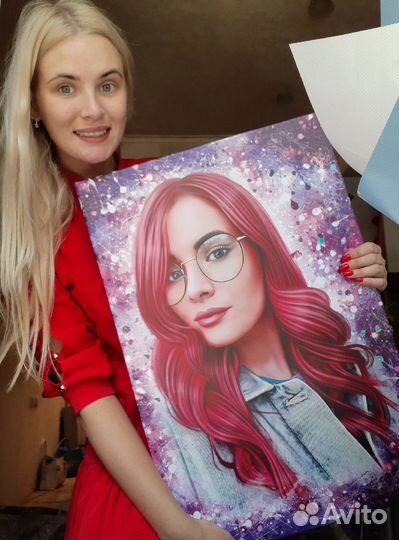 Портрет, картина в Брянске по фото на холсте