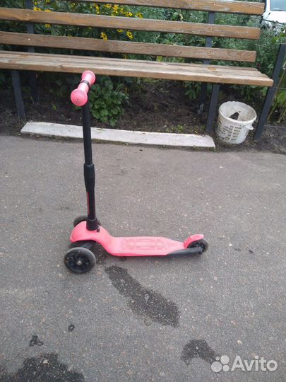 Самокат детский трехколесный бу