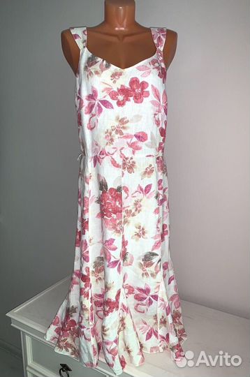 Сарафан льняной 48-50р. Англия uk16