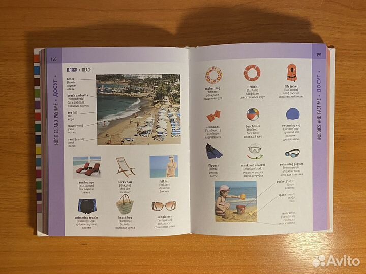 Визаульный Англо-русский словарь с транскрипцией