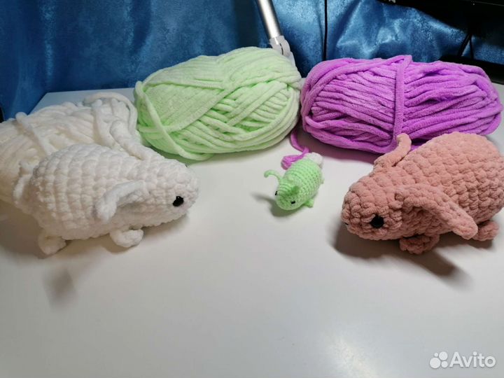 Вязаные кролики