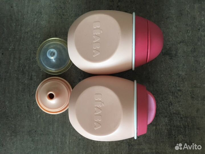 Поильник и контейнер для еды beaba