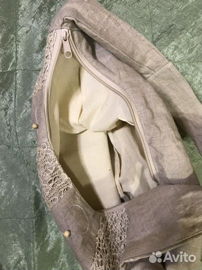 Льняная сумка новая