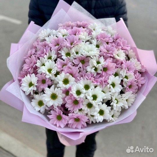 Пышная хризантема, кустовая хризантема, букет